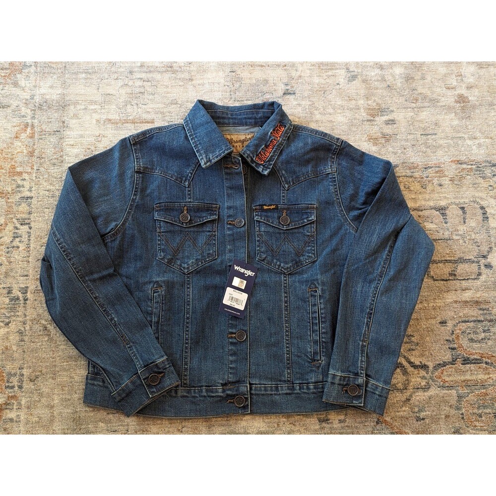 Wrangler Retro Oklahoma State Cowboys Denim Jacket Women's Large
